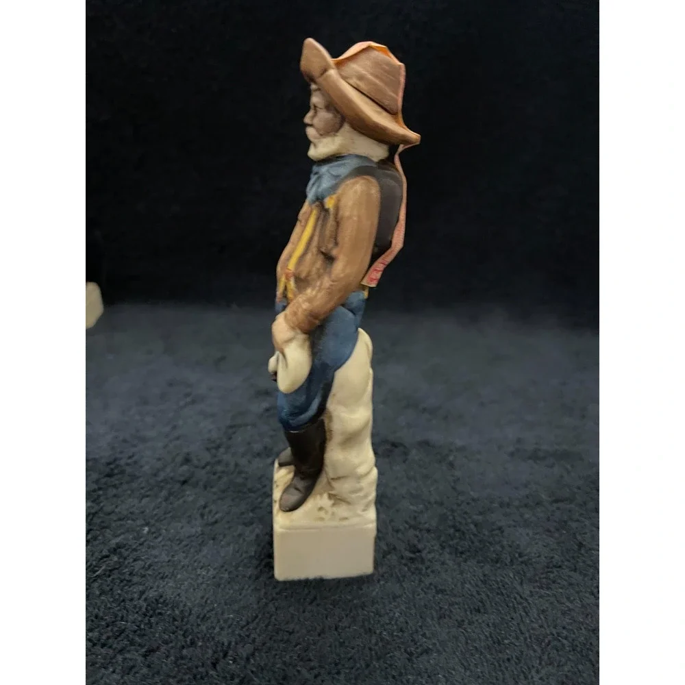 VTG 1974 Cyrus Noble Mine Prospector Whiskey Decanter Haas Brothers Porcelain